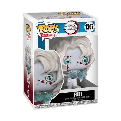 Figura Funko Pop vinil Rui Demon Slayer na caixa