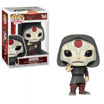 Figura Funko Pop Amon Legend of Korra vinil preta e vermelha com caixa