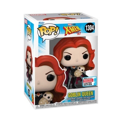Funko Pop Goblin Queen da X-MEN 97 na caixa, edição limitada 2023 Fall Exclusive