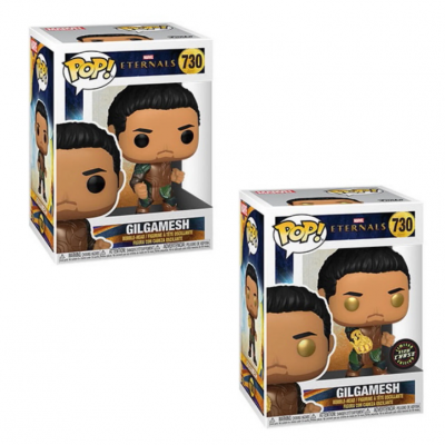 Caixas POP! Eternals 730 Gilgamesh com duas figuras diferentes
