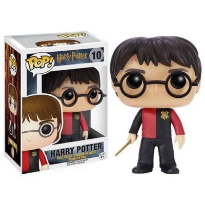 Boneco Funko Pop! Harry Potter com túnica vermelha e preta e óculos