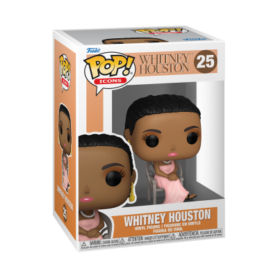 Figura de vinil Funko Pop! Whitney Houston em caixa