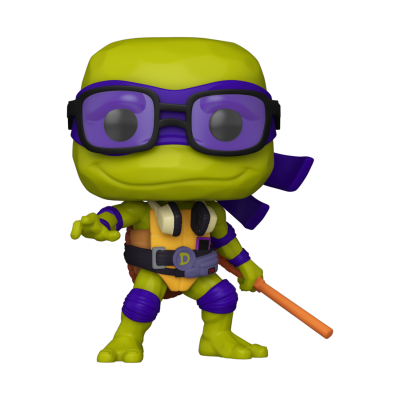 Figura colecionável Funko Pop da tartaruga Donatello das Tartarugas Ninja com bastão