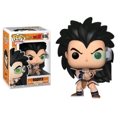 Figura Funko Pop Raditz Dragon Ball Z com scouter verde e cabelo preto