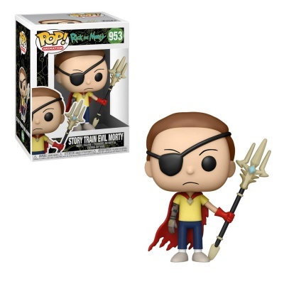 Figura POP! Rick and Morty Story Train Evil Morty com caixa