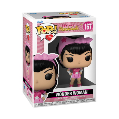 Figura Funko Pop! Wonder Woman DC Comics Bombshells 167 em caixa