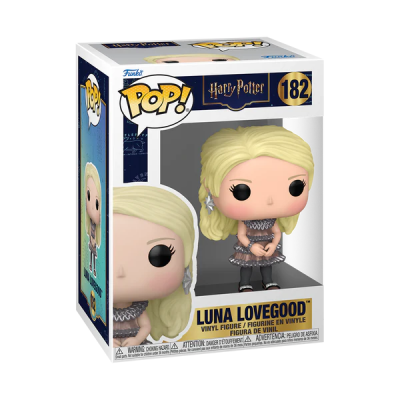 Figura de vinil Funko Pop! Luna Lovegood de Harry Potter na embalagem