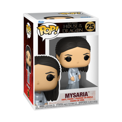 Figura de vinil Mysaria da House of the Dragon na caixa Pop!