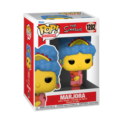 Figura Funko Pop! de Marjora dos Simpsons embalada