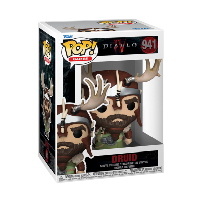 Figura Funko Pop! do Druida do jogo Diablo IV na embalagem