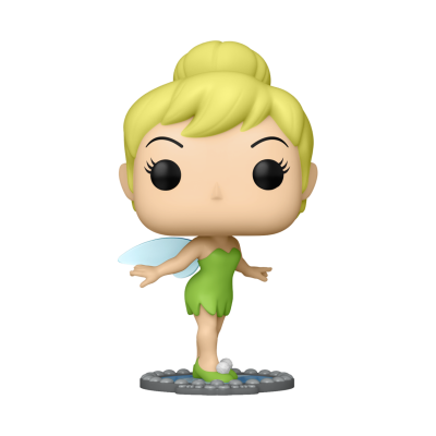 Figura Funko Pop de personagem feminina loira com vestido verde e asas azuis