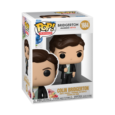 Funko Pop! Colin Bridgerton da série Bridgerton em caixa