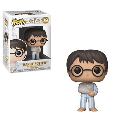 Figura Funko Pop Harry Potter de pijama às riscas na caixa