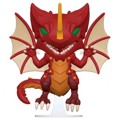 Figura Funko Pop de dragão vermelho com asas