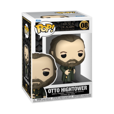 Figura Pop! Otto Hightower House of the Dragon número 08 em caixa