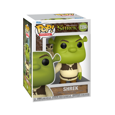 Figura Pop! de vinil do Shrek em embalagem