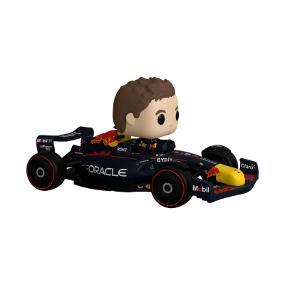 Figura Funko Pop de carro de Fórmula 1 da Red Bull Racing com personagem