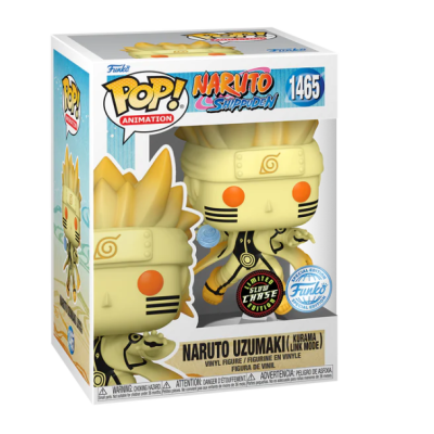 Boneco Funko Pop Naruto Uzumaki Kurama modo em caixa