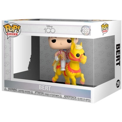 Figura Funko Pop! Rides Bert num cavalo amarelo na caixa