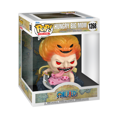 Figura Funko Pop! Deluxe Hungry Big Mom da série One Piece na caixa