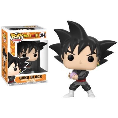 Figura Funko Pop Goku Black da série Dragon Ball ao lado da caixa