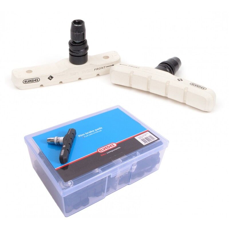 Pastilhas de travão para bicicleta com caixa de plástico da marca ELVEDES