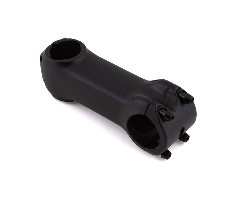 Suporte de guiador para bicicleta preto fosco com parafusos