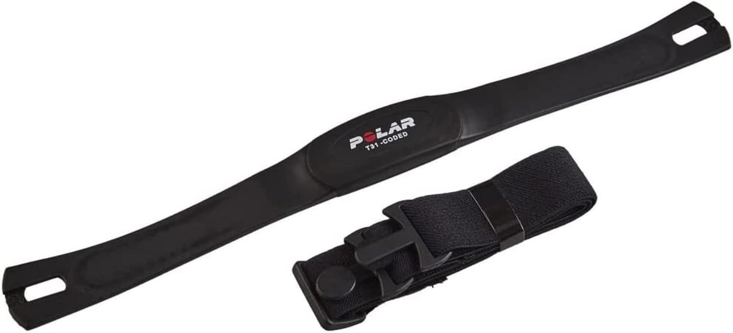 Relógio Polar Emisor T31C Codificado Cinta ajustável preta para peito com etiqueta POLAR T31 CODED
