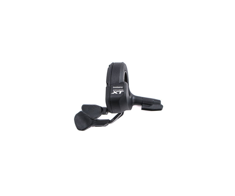 Punho de mudança de velocidades para bicicleta Shimano XT preto