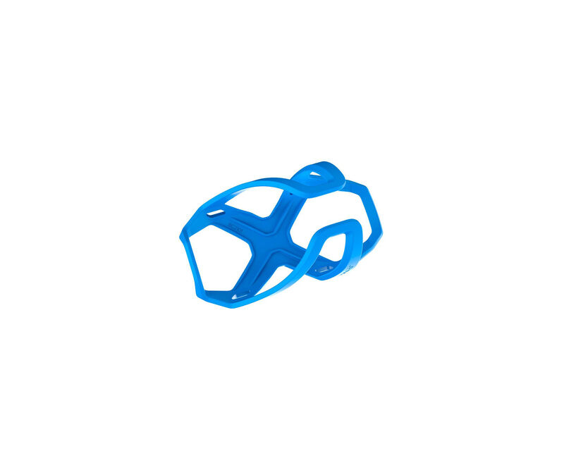 Suporte para garrafa de bicicleta azul em plástico