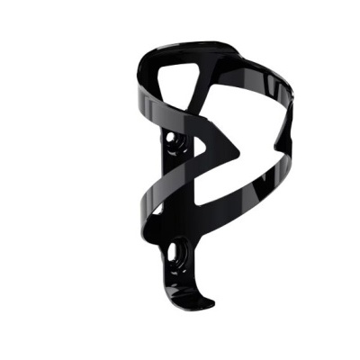 Suporte para garrafa preto de bicicleta em alumínio