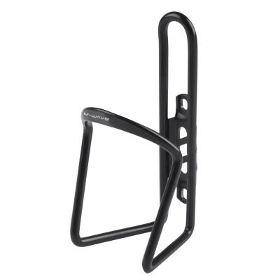 Suporte para bidão de bicicleta M-WAVE em metal preto