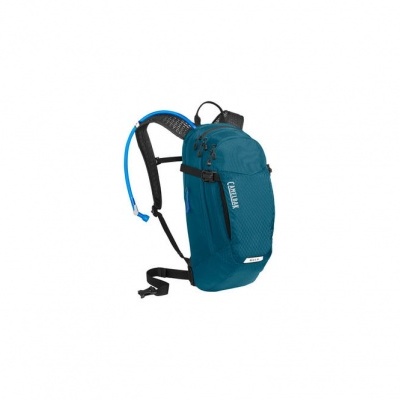 Mochila azul de hidratação Camelbak com tubo e alças ajustáveis