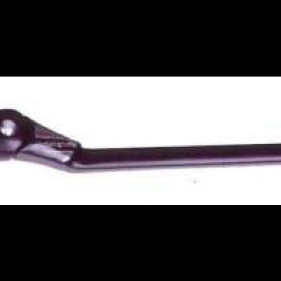 Barra metálica preta articulada com ponta de borracha