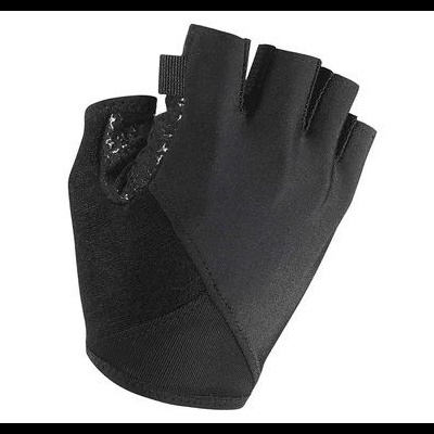 luvas sem dedos pretas com textura lisa e antiderrapante