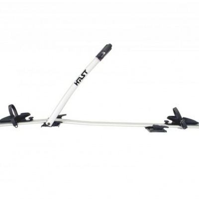 Suporte para duas bicicletas para carro branco e preto com marca HOT