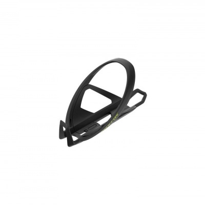 Porta-garrafa para bicicleta preto em plástico com design aberto
