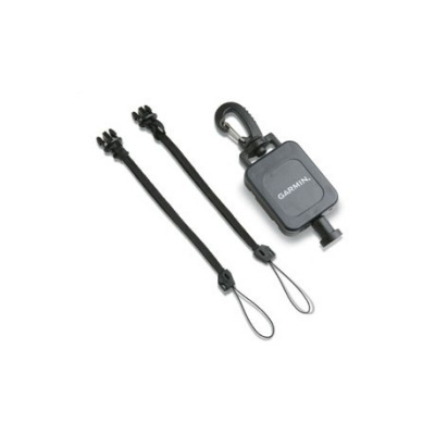 Acessórios Garmin com suporte e cabos pretos