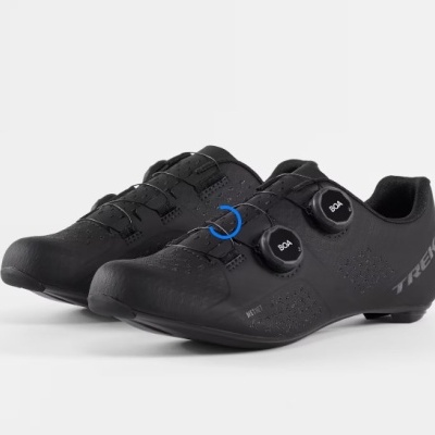 Sapatilhas de ciclismo pretas com discos BOA