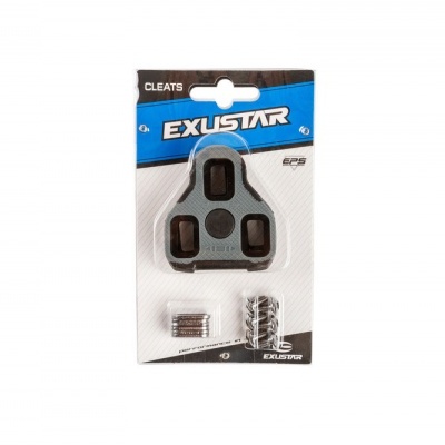 Calço para pedal EXUSTAR em blister azul e branco