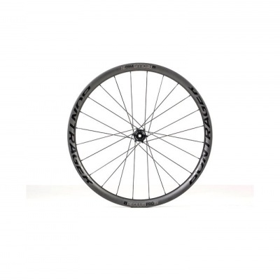 Roda de bicicleta cinza escuro com texto DAYTONA