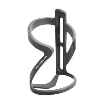 Suporte para garrafa de bicicleta preto em plástico com design ergonómico