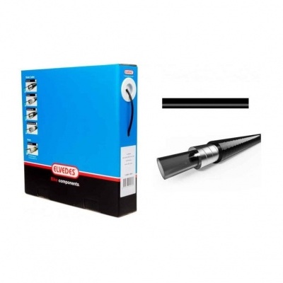 Cabo de bicicleta preto com embalagem azul e preta ELMEDES