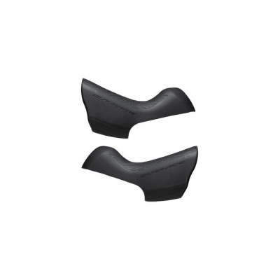 Manípulos de proteção pretos para punhos de bicicleta