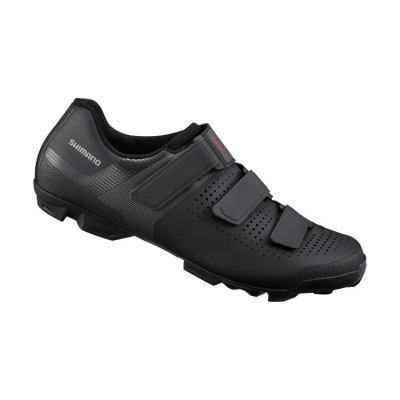 Sapatilha de ciclismo preta SHIMANO com velcro