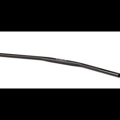 Guidão de bicicleta preto fosco sobre fundo branco