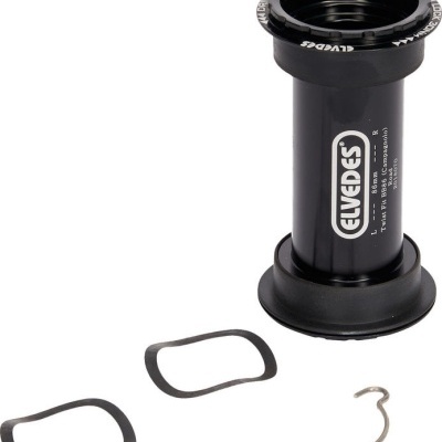 Conjunto de rolamento para bicicleta preto ELVEDES com acessórios