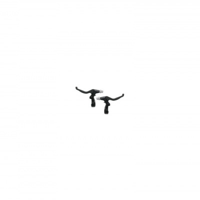 Par de travões de bicicleta pretos