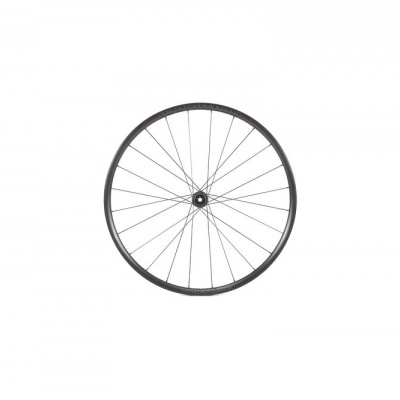 Roda de bicicleta com aro e raios finos pretos