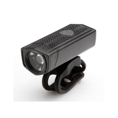 Lanterna preta para bicicleta com suporte de borracha